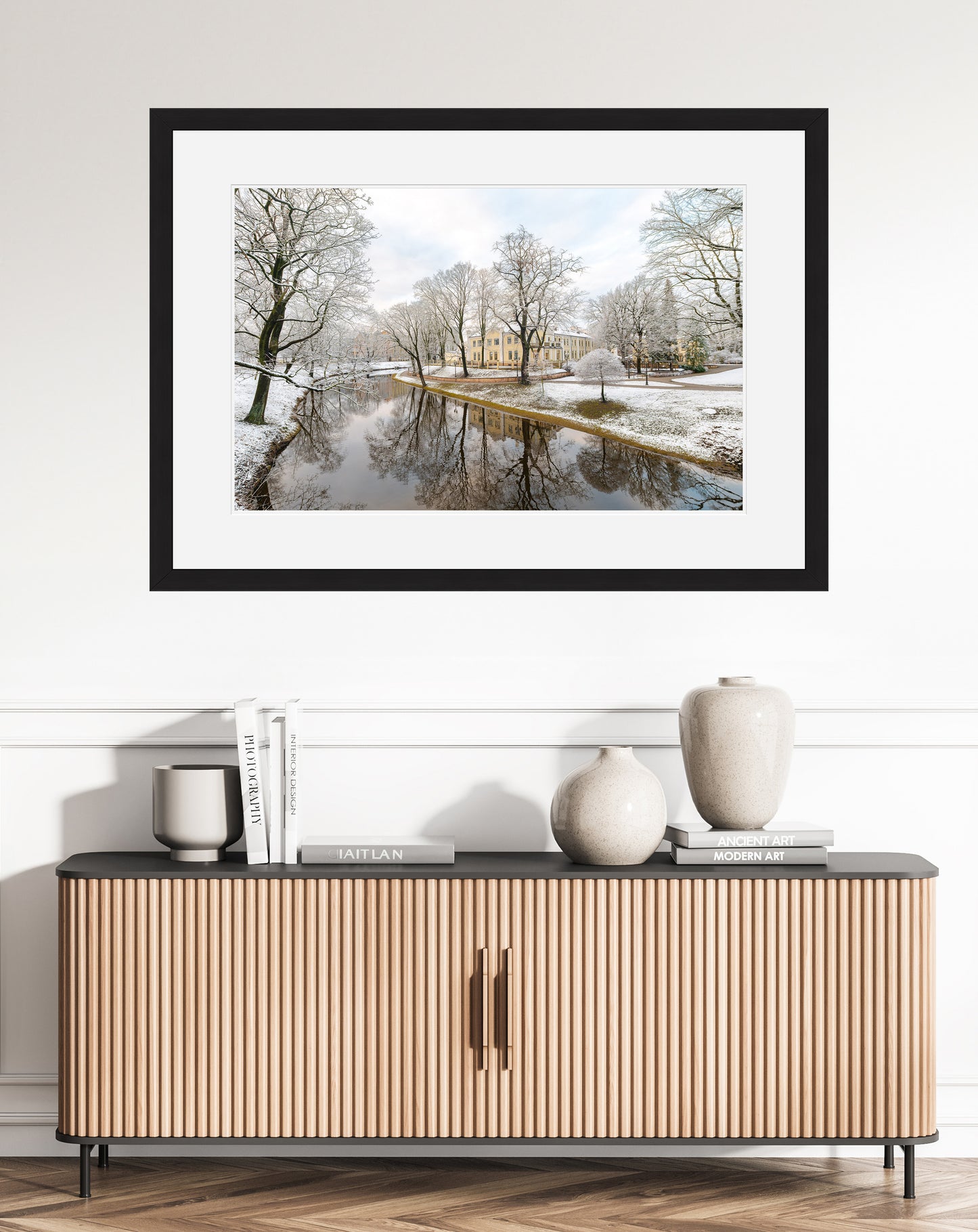 Winter Reflections in Riga