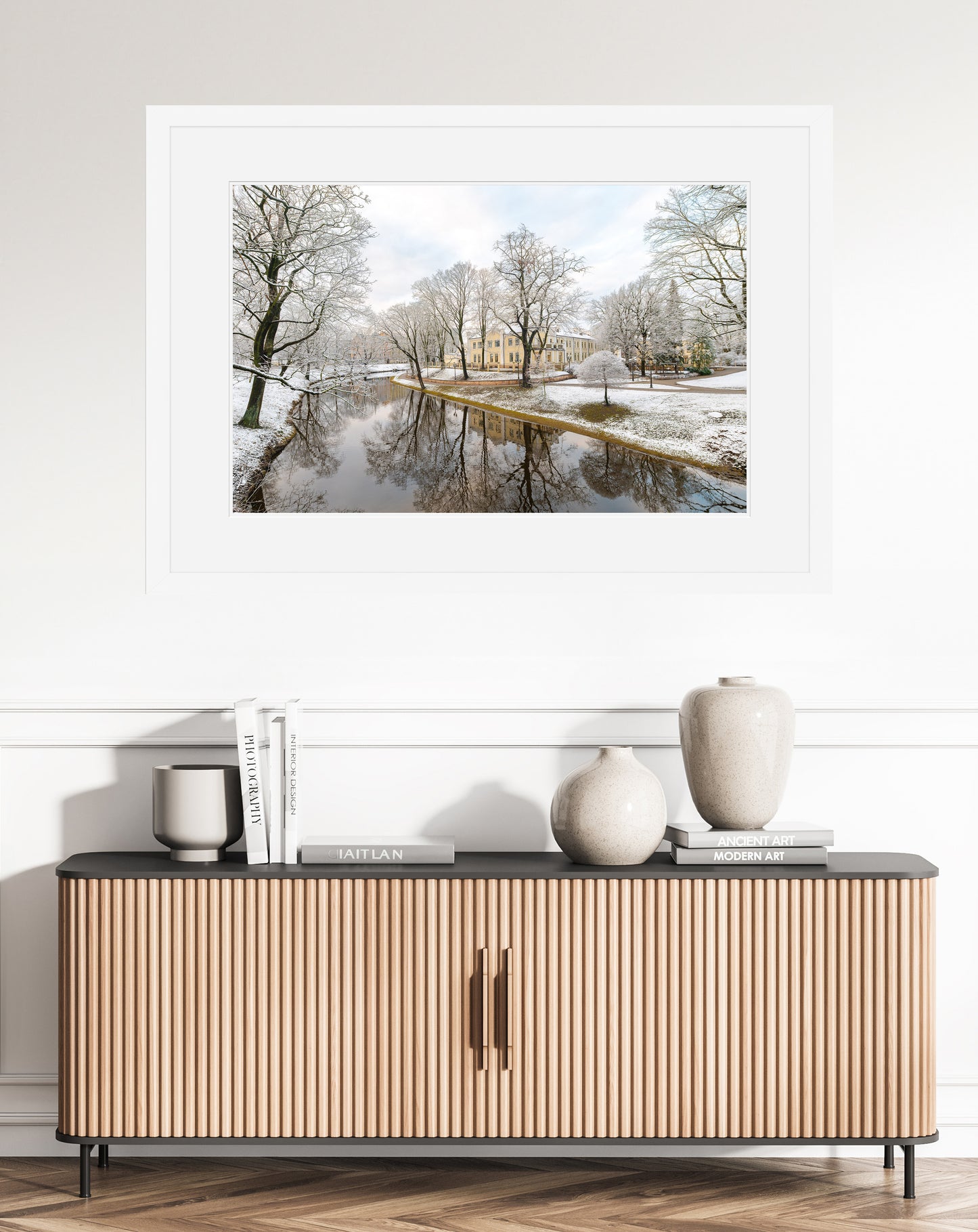 Winter Reflections in Riga