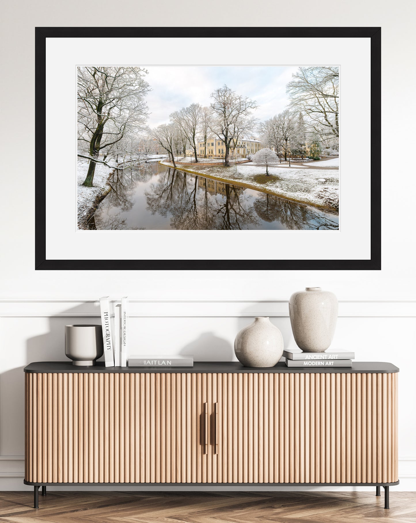 Winter Reflections in Riga