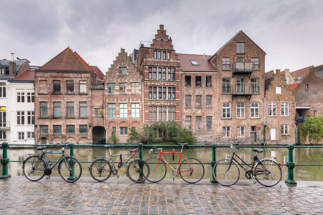 Bicycles on The Leie