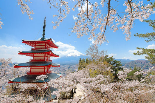 Mt Fuji Chureito Pagoda Japan