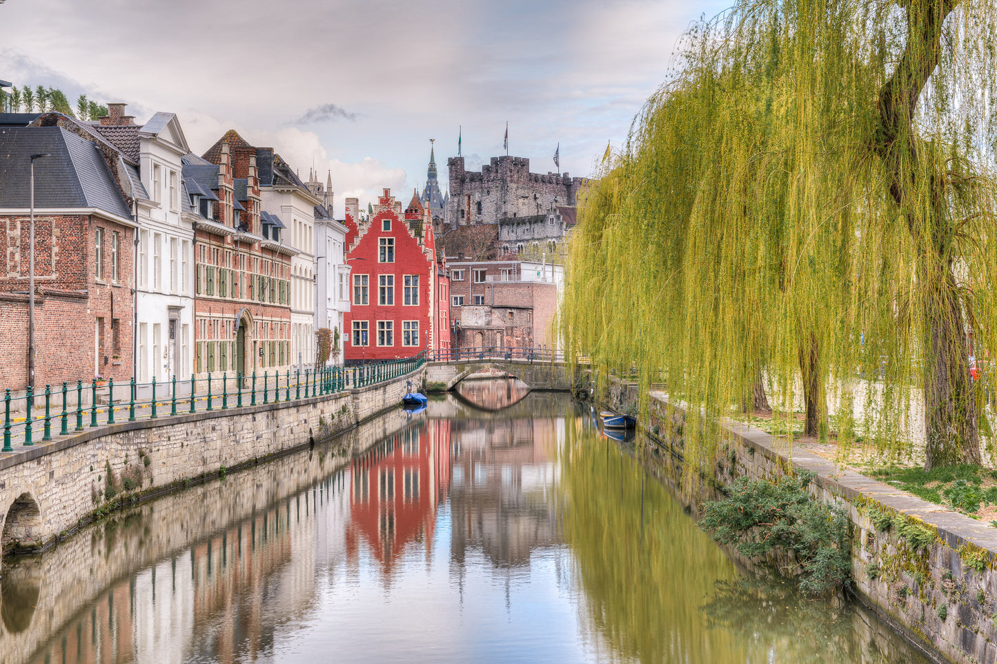 Prinsenhof Ghent Belgium Canal